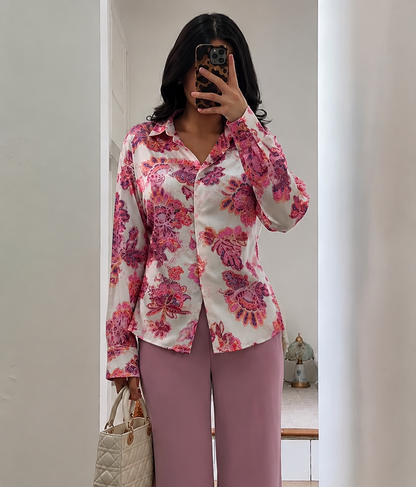 Chemise Florale Élégante – Léger & Confortable